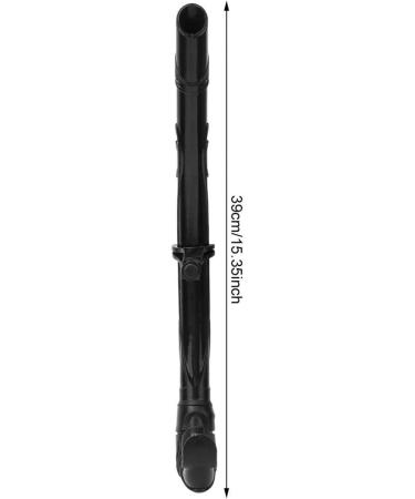 Diving Breathing Tube - Portable PVC Silicone Wet Breathing Tube for Free Diver - Adults/Children (Black) - Buy Online on SooperMarket.com