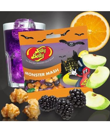Jelly Belly Monster Mash Jelly Beans (Pack of 1) - Halloween Candy Assortment Gourmet Jelly Beans Variety Pack Trick or Treat Snacks Party Favors and Gifts Spooky Themed Candy Mix Gluten-Free and Peanut-Free Perfect for Halloween Parties Candy Bowls and G - Buy Online on SooperMarket.com