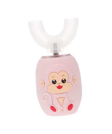 BUIFULSIC 1STK Electric toothbrush toothbrush for the body care child toothbrush U-shaped toothbrush electric cleaning brush Tool Cartoon-toothbrush cartoon pp 1 piece (1 Pack) pink