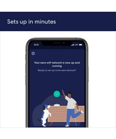 Amazon eero Pro 6 Mesh Wi-Fi 6 System 2-Pack | Fast Gigabit Speeds | Connect 75+ Devices | 3,500 sq. ft. Coverage | Reliable Performance | 2020 Release - Buy Online on SooperMarket.com