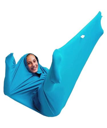 Kangxysq The sensory socks for children with autism between the ages of 3 and 18 which improves their balance and reduces their sensitivity to stress (Color: Sky Blue Size: Large/L) Large/L Himmelblau