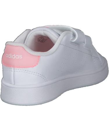adidas Kids Advantage Cf I Sneaker - Child 8 UK - Ftwr White/ Acid Red - Buy Online on SooperMarket.com