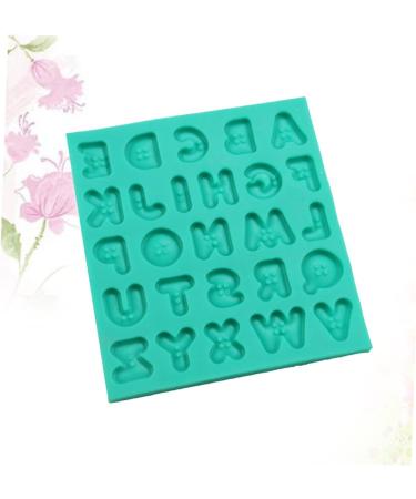 STOBOK 2pcs Silicone Molds Butter Cookies Cake Mold Candy Molds Soap Loaf Mold Cakesicles Mold Letter Molds Cupcake Chocolate Mold Baking Tool Fondant Mold Epoxy Decorative Mold Greenx2pcs 12x13cmx2pcs - Buy Online on SooperMarket.com