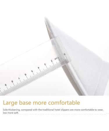 Dawafit 40 Pairs Closed Toe Disposable Slippers Women Men Ultra-Thin Brushed Plush Non- Disposable Slippers for Hotel Home - Buy Online on SooperMarket.com