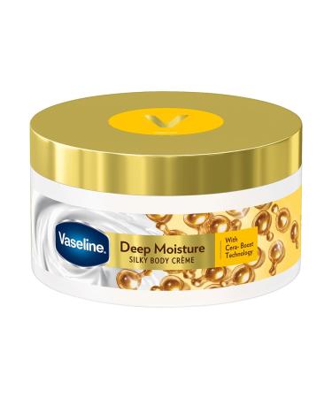 Vaseline Deep Moisture Silky Body Creme 180 g. With Cera-Boost Technology for Silky Smooth Skin 180g