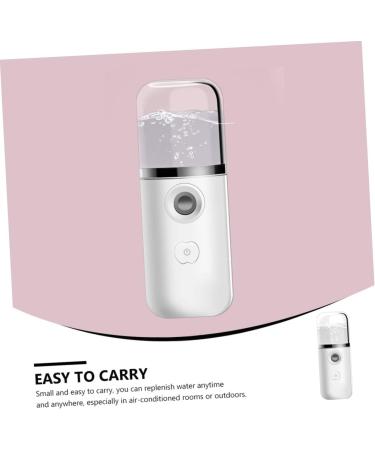 CANIGHT Hydrating Instrument Face Steamer Eyelash Extensions Mist Cool Mist Sprayer Facial Mister Abs White - Buy Online on SooperMarket.com