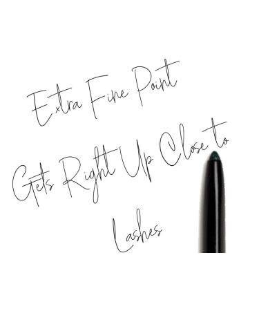 Jacqueline Kalab Indelible Eyes Smooth Waterproof Gel Eyeliner - PITCH BLACK - Smudge Proof, Long Lasting, Ultra Smooth, Easy Application, Blender Tip, Longwear Formula - Twist Out, No Sharpener Needed - Buy Online on SooperMarket.com