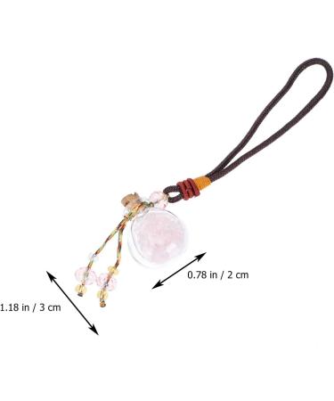 Minkissy 1pc Essential Oil Perfume Bottle Car Diffuser Auto Perfume Bottle Pendant Car Hanging Car Crystal Hanging Accessories Car Interior Ornament Crystal Car Glass Five Elements Stone Assorted Color - Buy Online on SooperMarket.com