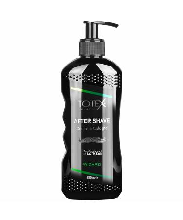 Totex Shave Style Aftershave Cream & Cologne Wizard After Shave Balm Soft Refresh Sensitive Skin For Men 350ml
