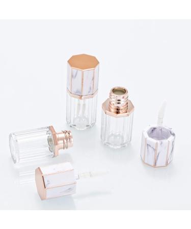 KALLORY 5ml Clear Lip Gloss Tubes with Wand | Bulk Lip Gloss Containers for Women | Empty Lipgloss Containers (5 Pcs) - Buy Online on SooperMarket.com