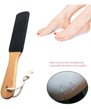 Dajidafu Foot Scrubber Wood Handle Feet Skin File Personal Care Supplies Rasp Accessory Pedicure Tool Scraper for Home Salon Use - Buy Online on SooperMarket.com