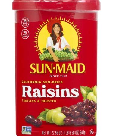 Sun-Maid Natural California Raisins, 22.58oz (Pack of 1)