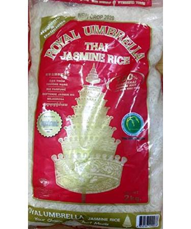 Royal Umbrella Thai HOM Mali Jasmine Rice Whole 2kg