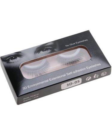False Eyelashes 3D Professional Self Adhesive Eyelashes No Stimulation False Eyelashes Extension Handmade False Eyelashes Set Reusable Soft and Comfortable Makeup Thick Fake Eye Lashes(3D-05) - Buy Online on SooperMarket.com