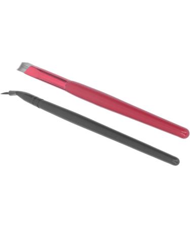 Eye Makeup Gel Eyeliner Brushes Makeup Bent Eyeliner Brush Bent Liner Makeup Brush Professional Portable Hairline Eyebrow Brush Cosmetic Tool for Women - Buy Online on SooperMarket.com