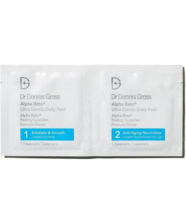 Dr. Dennis Gross Alpha Beta Ultra Gentle Daily Peel - 30 Treatments for Dehydrated or Sensitive Skin, Uneven Tone, Fine Lines & Enlarged Pores - Buy Online on SooperMarket.com