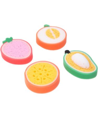 NOLITOY 12 Pcs Body Wash Sponge Set - Cute Exfoliating Shower Pads for Kids - Mini Dollhouse Bath Sponge & Wooden Snowman Design - Ideal for Children's Bath Time - Buy Online on SooperMarket.com