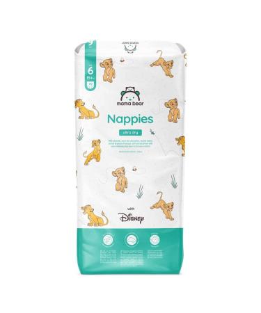 Amazon Brand: Mama Bear Disney Ultra Dry Diapers Size 6 (15+ kg) White 70 Count (1-Pack) Size 6 (15+ kg) Single Pack