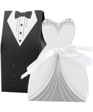 Healeved 120 Pcs Deep Impression Bag Delicate Patterns Wedding Candy Case Candy Box Bride Box Paper - Buy Online on SooperMarket.com