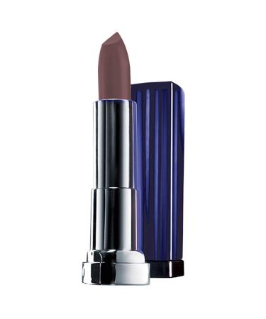Maybelline New York Color Sensational Nude Lipstick Matte Lipstick  Grey Over It  0.15 Ounce (Pack of 1) 0.15 Ounce (Pack of 1) Grey Over It