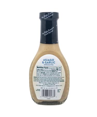 Maple Grove Farms Asiago & Garlic Dressing 8 oz (Pack of 2) with WYKED YUMMY 4-in-1 Measuring Spoon Bundle - Buy Online on SooperMarket.com
