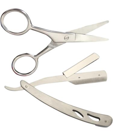 Beavorty 6 Pcs Manual Razors for Men - Stainless Steel Straight Razor & Classic Barber Shaving Tools - Buy Online on SooperMarket.com