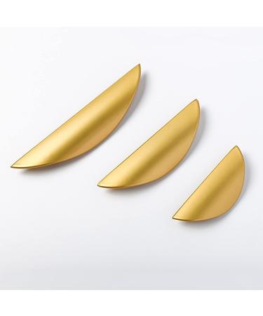 Cupboard Handles Copper Knobs Gold Half Moon Handles Pull Knobs Cupboard Door Handles Pulls Furniture Replace Handles with Screws Drawer Pulls Zinc Alloy Wardrobe Handles 4 Piece 85mm(3.34in) ((Colo 85mm(3.34in) Gold - Buy Online on SooperMarket.com
