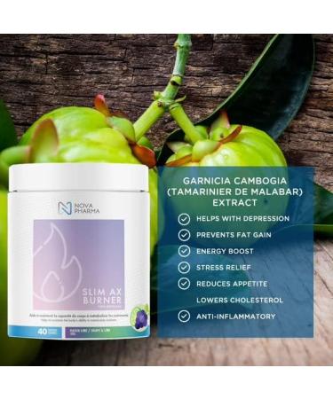 Nova Pharma Pre Workout Powder - Garcinia Cambogia - L Carnitine Supplement - Chromium Supplement - 40 Servings (Grape and Lime) - Buy Online on SooperMarket.com