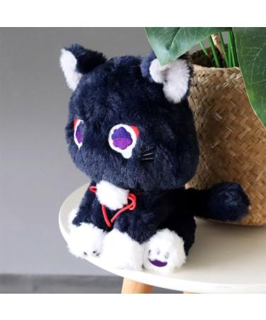 Genshin Impact Scaramouche Cat Plush Toy | 8.6-inch Stuffed Animal Doll for Kids | Soft and Cute Scara Cat Pillow Plushies - Buy Online on SooperMarket.com