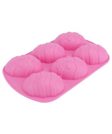 PRETYZOOM De para Gelatinas Popular Candy Molds Silicone Baking Pans Hand Decor Egg Mold Silicone Sweet Mould Chocolate Making Mold Easter Egg Candy Ice Manual Red Chocolate Eggs medium Red