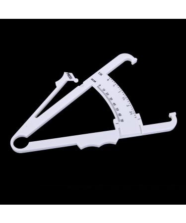 Mag Ideal Body Fat Calipers - Accurate Body Fat Test & Skin Fold Measurement Device for Weight Loss & Fitness - White - Buy Online on SooperMarket.com