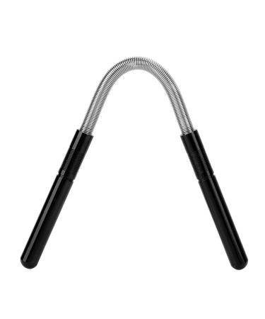 Facial Hair Remover Spring Threader Removal Epilator Face hair removal device Stainless Steel Beauty Spring Threading Tool Eyebrow Face Epilator Effective Epilator Kit for Upper(Black)