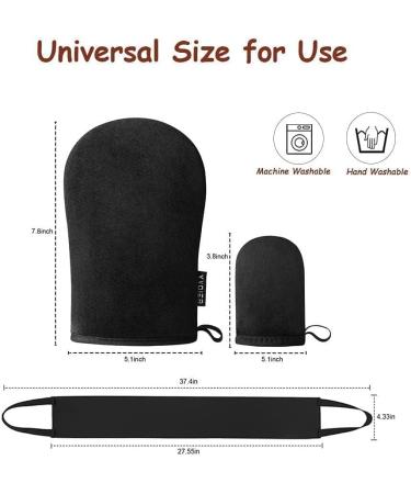 YVOIER 3-in-1 Self Tanning Mitt Set Self Tan Mitt Fake Tan Mitt Glove Fake Tan Glove Tanning Gloves Back Tanning Mitt Back Tanner Applicator Fake Tan Applicator Self Tan Back Applicator - Buy Online on SooperMarket.com