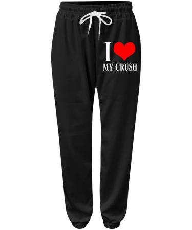 WILLBEST Women Causal Oversized Plain Jogging Sports Joggers Sweatpant Elasticated Waist Trouser with Pockets Exercise Track Sweat Jog Pants Tracksuit Bottoms 2170-djufh-black-e M - Buy Online on SooperMarket.com