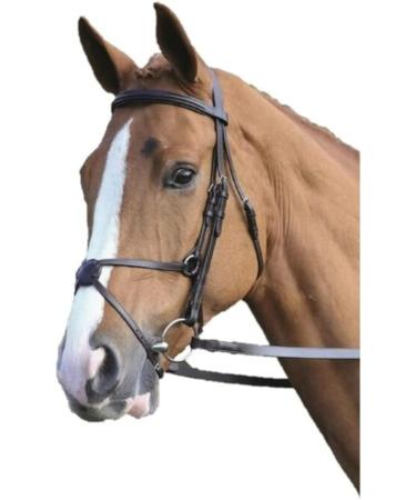 Shires Aviemore/Velociti Mexican Bridle - Full Size Havana - Premium Quality Equestrian Gear for International Shipping - Buy Online on SooperMarket.com