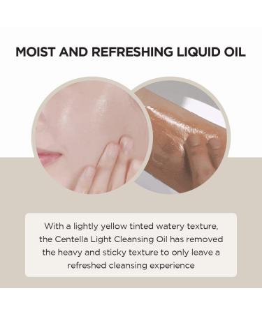 SKIN1004 Madagascar Centella Light Cleansing Oil 6.76 fl.oz - Pure & Light Micellar Oil for Fresh Cleansing - Hypoallergenic Formula - 200ml - Buy Online on SooperMarket.com
