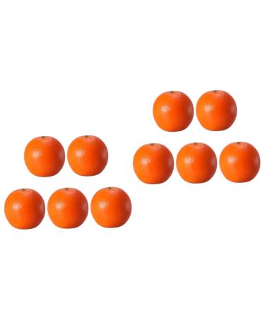 Alipis 10 Pcs child boy Children Toys props Model toy reward Fake Orange Models orange artificial toy set accessories window at home fake fruit Toy banana decoration fake