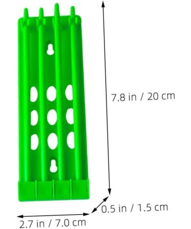Mipcase 12 Pcs Pigeon Ring Stand Where Pigeon Ring Rack Pigeon Ring Frame Chick Plastic Bird Supplies 20.00X7.00X1.50CMx3pcs As Shownx3pcs - Buy Online on SooperMarket.com