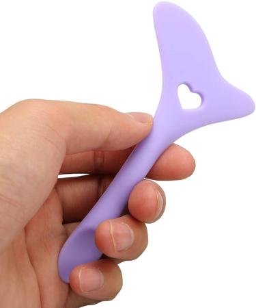 Eyeliner Aid Wing Tips Eyeliner Stencils Reusable Silicone Eye Makeup Tool with Cream Applicator for Eye Shadow Mascara Drawing(Purple) - Buy Online on SooperMarket.com
