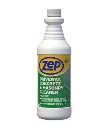 Zep Driveway Concrete & Masonry Cleaner - Concentrated formula covers up to 50m | Patio Cleaner Fluid | Driveway Cleaner | Path Cleaner | Block Paving Cleaner
