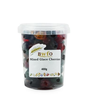 Glace Cherry Medley (Four Colours) 400g (BWFO)