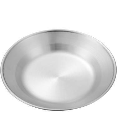 Stainless Steel Camping Mess Kit - 28 Pcs Dinnerware Set for 4 - Plates, Bowls, Cutlery, Gloves & Rag - Ideal for Hiking, Picnics - Black - Buy Online on SooperMarket.com