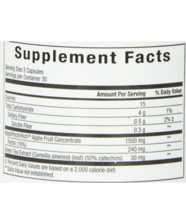 Natural Factors ApplePectinRich Super Strength - 90 vegicaps - Buy Online on SooperMarket.com