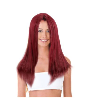 kawehiop Women Wig Headband Adjustable Long Straight Breathable Hair Heat Resistant Washable Decoration Dressing Hairpiece 5#