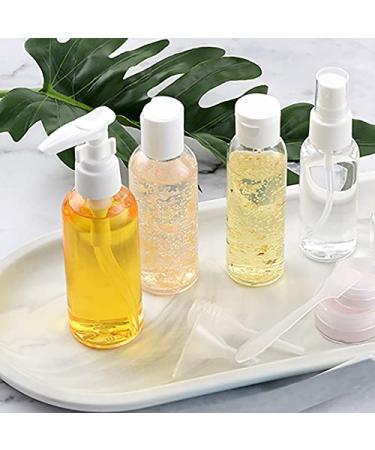 ZEACCT Travel Bottles Set - 10 Leakproof Refillable Containers for Cosmetics Shampoo & Shower Gel - Ideal for International Travel - Buy Online on SooperMarket.com