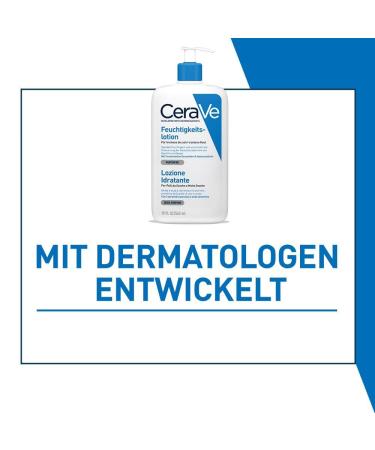 Cerave Moisture Lotion for Body & Face - Hydrating Lotion for Dry Skin with Hyaluronic Acid & Ceramides - 562 ml (1 Pack) - Buy Internationally - Buy Online on SooperMarket.com