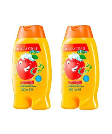 2 x Avon Naturals Kids Amazing Apple Shampoo and Conditioner (2 x 250ml) | Tear Free | Cruelty Free