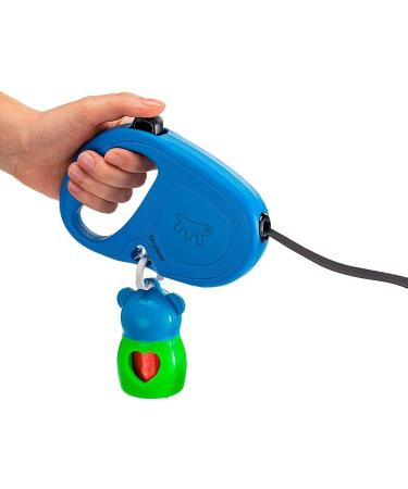 Ferplast Flippy One Dog Leash - Extendable Roller Leash for Medium Dogs up to 25kg | 5m Light Blue Strap - Buy Online on SooperMarket.com