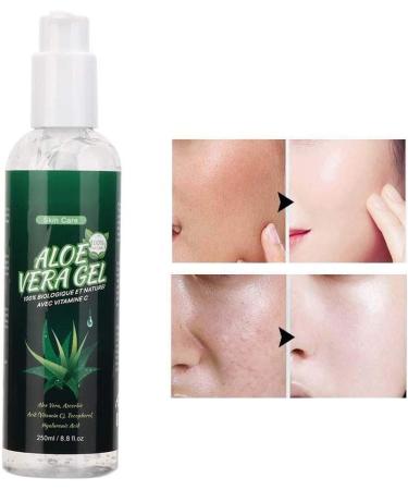 250ml Aloe Vera Gel Moisturizing and Anti wrinkle Cream Repair of Whitening Scar Sunscreen Aloe Gel Soothing and Moisturizing Facial Skin for face body sunburn and Dry - Buy Online on SooperMarket.com