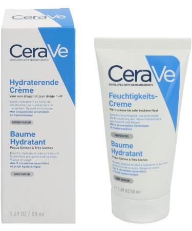 CeraVe Moisturising Cream 50ml Fragrance-Free - Pack of 1 - Buy Online on SooperMarket.com